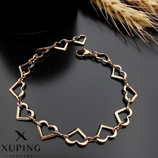 دستبند قلبی ژوپینگ کد 1747 - خرید آنلاین از گالری آداس